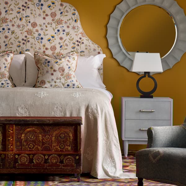 Jane Bedside Table Light Grey, Bedside Table - Andrew Martin