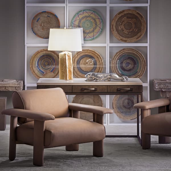 Niro Chair, Armchair, Bronze/Brown - Andrew Martin