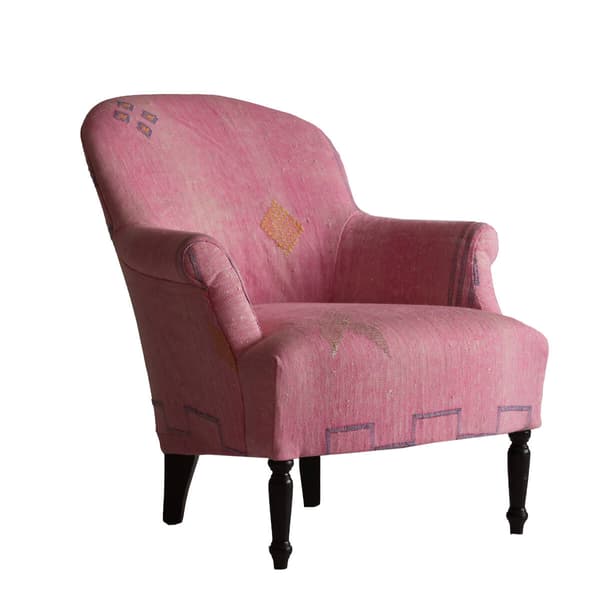 Victoria Chair Moroccan Pink, Armchair - Andrew Martin