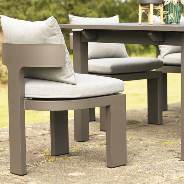 Caicos Dining Chair Taupe, Outdoor Dining Chair - Andrew Martin