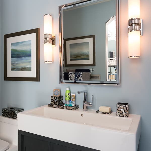 Harper Wall Light Nickel, Wall Light, Polished Nickel - Andrew Martin
