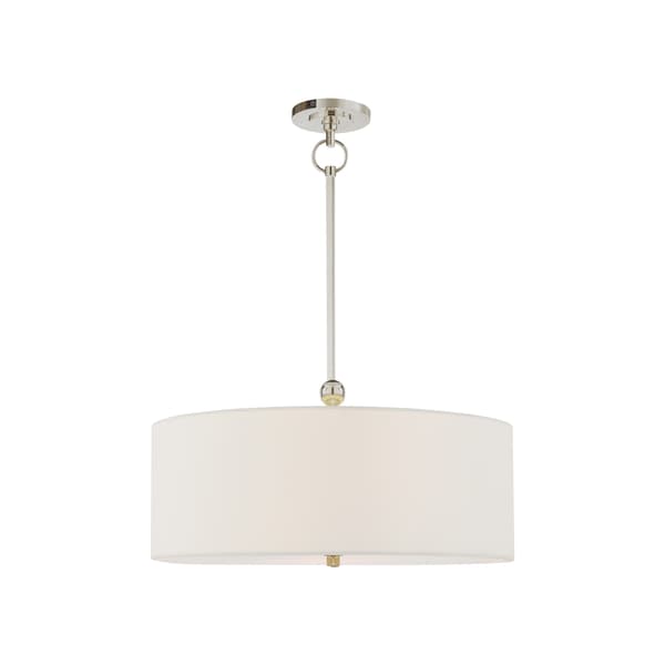 Reed Pendant  Nickel, Pendant Light, Polished Nickel - Andrew Martin