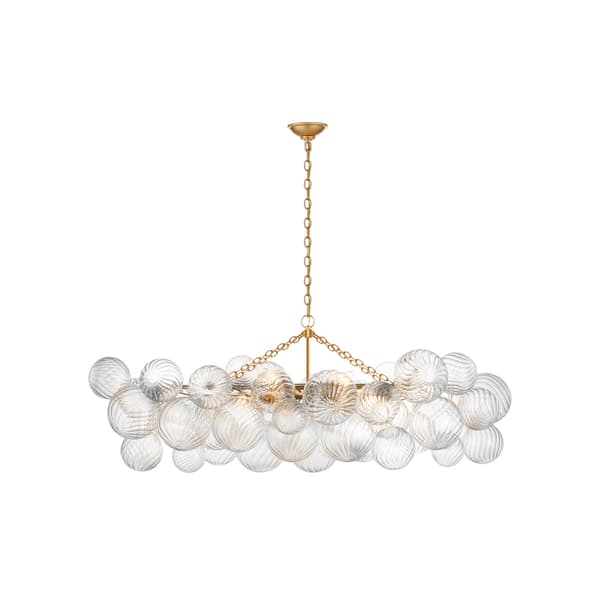 Talia Linear Chandelier Gild, Chandelier, Medium - Andrew Martin