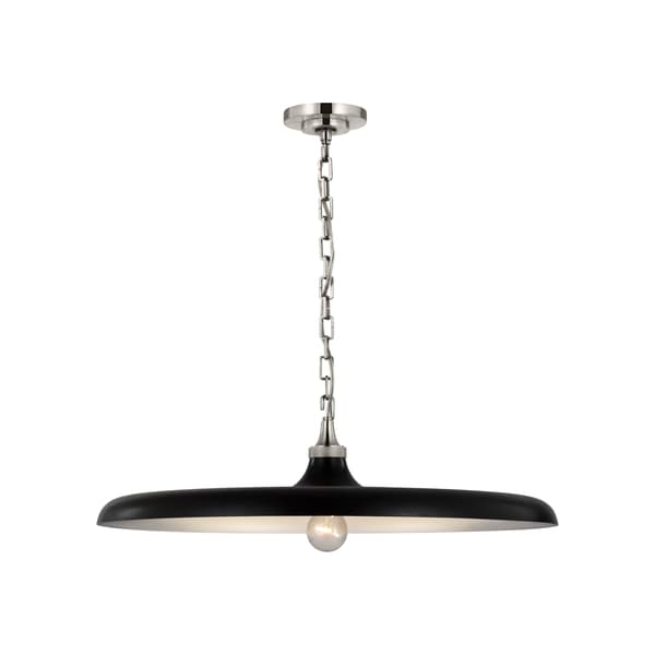 Piatto Pendant  Nickel, Pendant Light, Polished Nickel - Andrew Martin