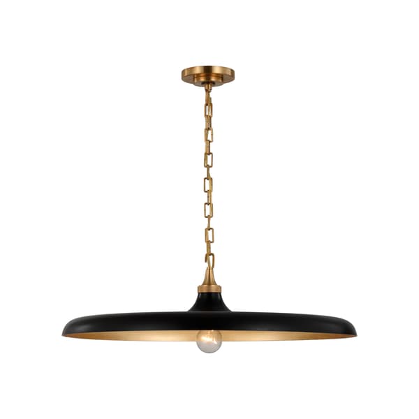Piatto Pendant  Brass, Pendant Light, Hand-Rubbed Antique Brass - Andrew Martin