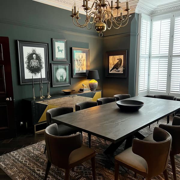 Juno Dining Chair Grey, Chair - Andrew Martin