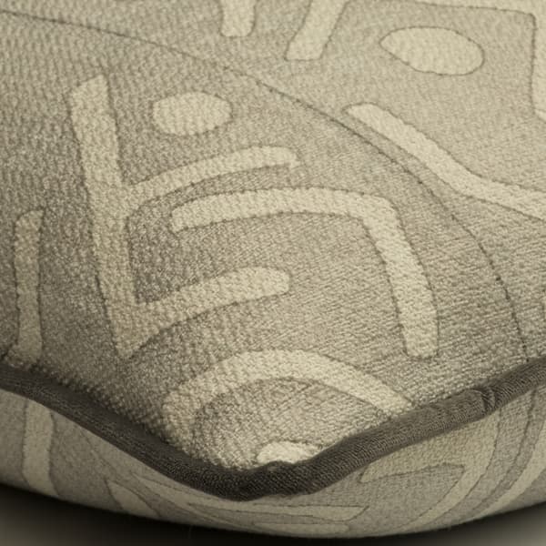 Trojan Smoke Outdoor, Hollowfibre, Cushion, 55cm x 55cm - Andrew Martin