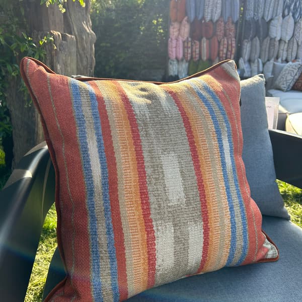 Argo Brick Outdoor, Hollowfibre, Cushion, 55cm x 55cm - Andrew Martin