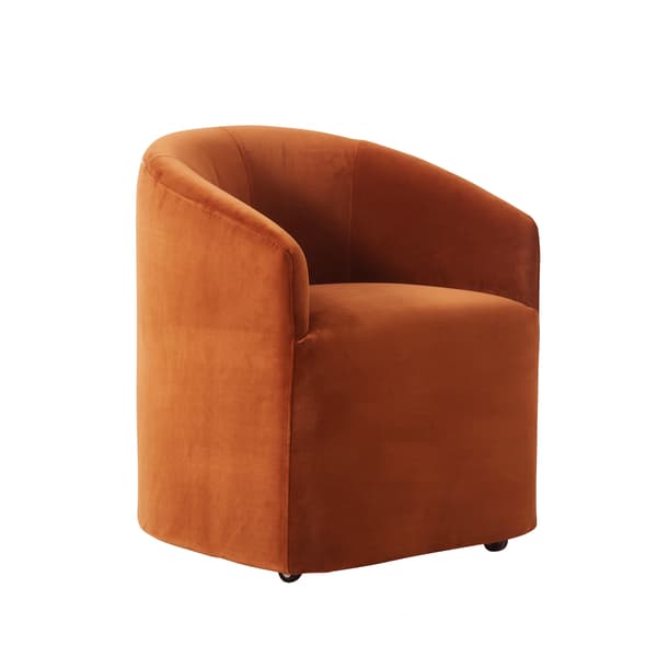 Alto Dining Chair Velvet Ochre, Dining/ Arm Chair