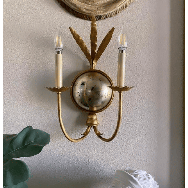 Gramercy Wall Light, Wall Light, Gold - Andrew Martin