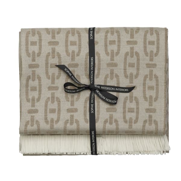 Burlington Throw Latte, Throw - Andrew Martin