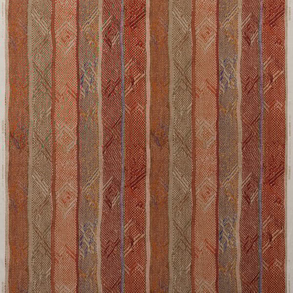 Isthmus Brick Chocolate, Cig Only, Fabric - Andrew Martin