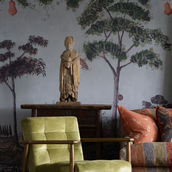 Mythical Land Summer Storm, Wallpaper, Blue/Multicoloured - Andrew Martin