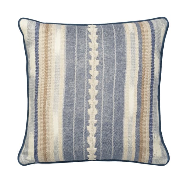 Nineveh Denim, Sustainable Feather, Cushion, 55cm x 55cm - Andrew Martin