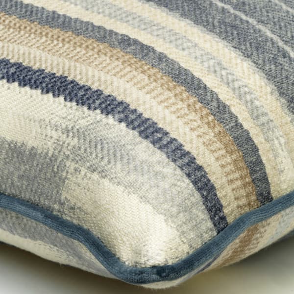 Nineveh Denim, Sustainable Feather, Cushion, 55cm x 55cm - Andrew Martin