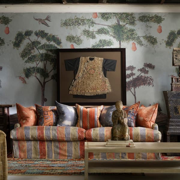 Nineveh Brick, Sustainable Feather, Cushion, 55cm x 55cm - Andrew Martin