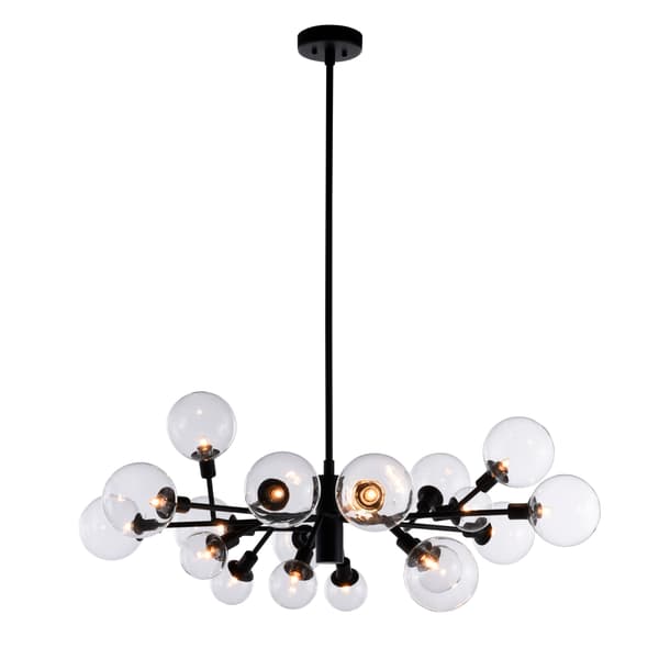 Brooklyn Ceiling Light Black, Chandelier - Andrew Martin