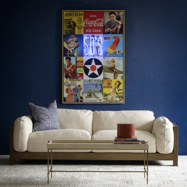 Neon - The Fifties 100X150, 100cm x 150cm - Andrew Martin