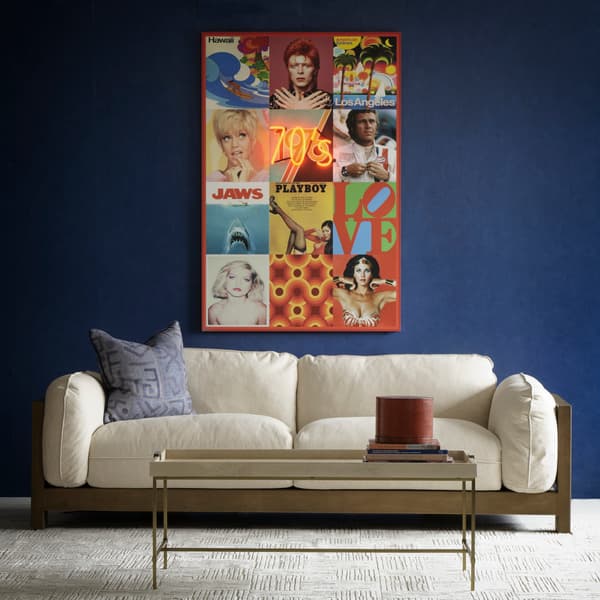 Neon - The Seventies 100X150, 100cm x 150cm - Andrew Martin