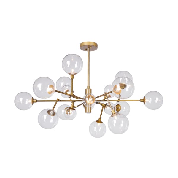 Brooklyn Ceiling Light Gold, Chandelier - Andrew Martin