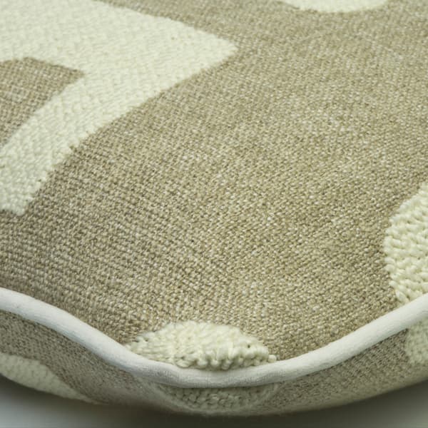 Peru Ivory, Sustainable Feather, Cushion, 55cm x 55cm - Andrew Martin