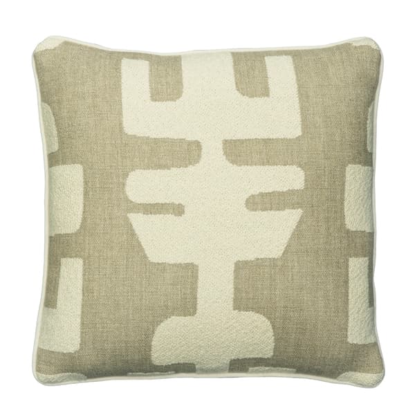 Peru Ivory, Sustainable Feather, Cushion, 55cm x 55cm - Andrew Martin