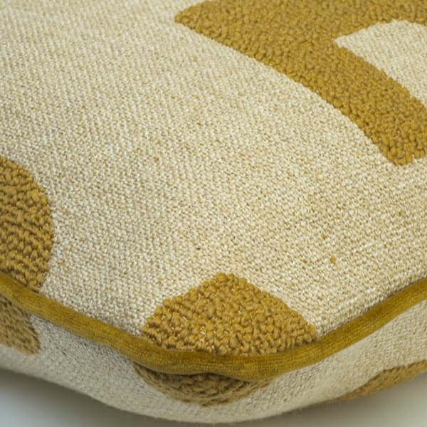 Peru Olive, Sustainable Feather, Cushion, 55cm x 55cm - Andrew Martin