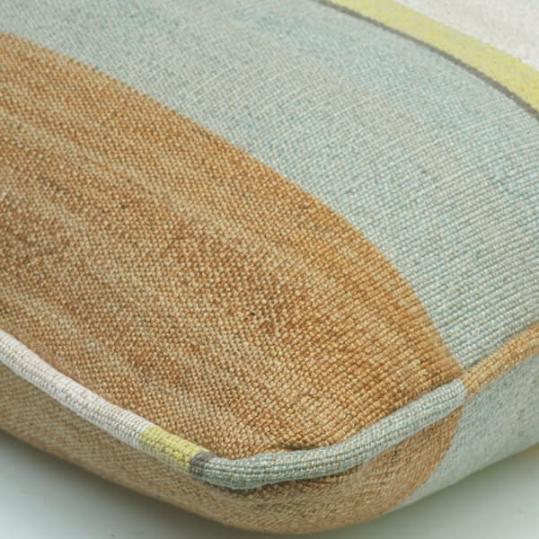 Skiathos Lime Biscuit, Sustainable Feather, Cushion, 55cm x 40cm, LimeBiscuit - Andrew Martin