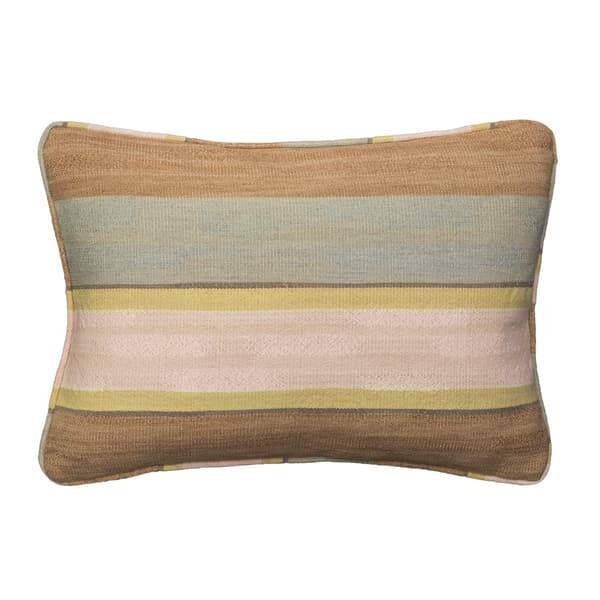 Skiathos Lime Biscuit, Sustainable Feather, Cushion, 55cm x 40cm, LimeBiscuit - Andrew Martin