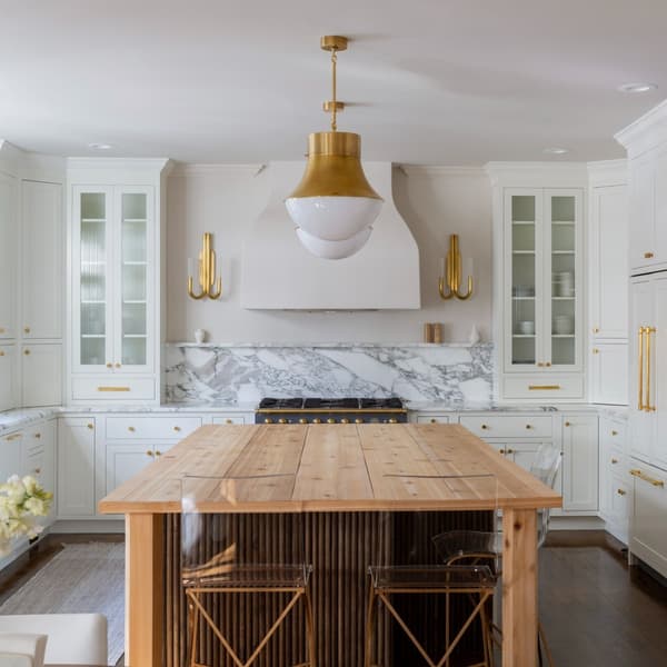 Precision Pendant  Brass, Pendant Light, Small, Antique-Burnished Brass - Andrew Martin