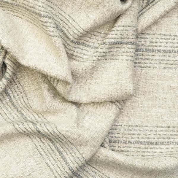 Atrani Stripe Silver, Cig And Match, Fabric - Andrew Martin