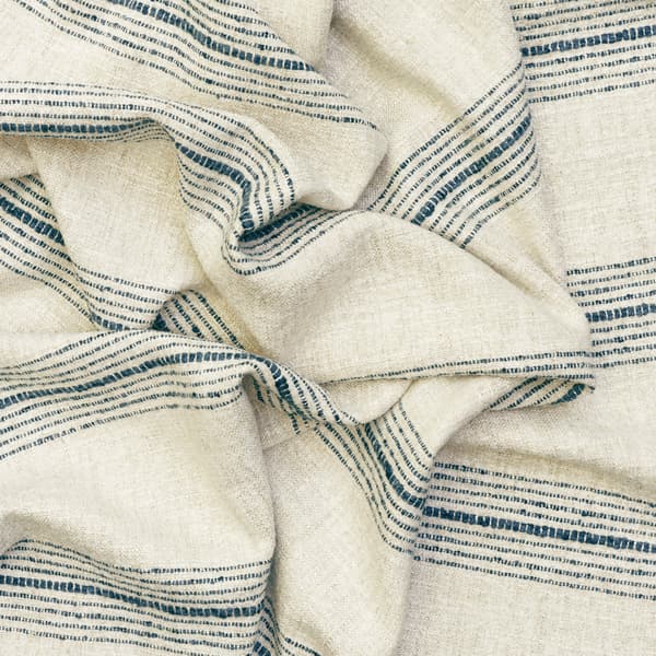 Atrani Stripe Navy, Cig And Match, Fabric - Andrew Martin