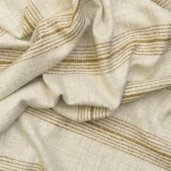 Atrani Stripe Ochre, Cig And Match, Fabric - Andrew Martin