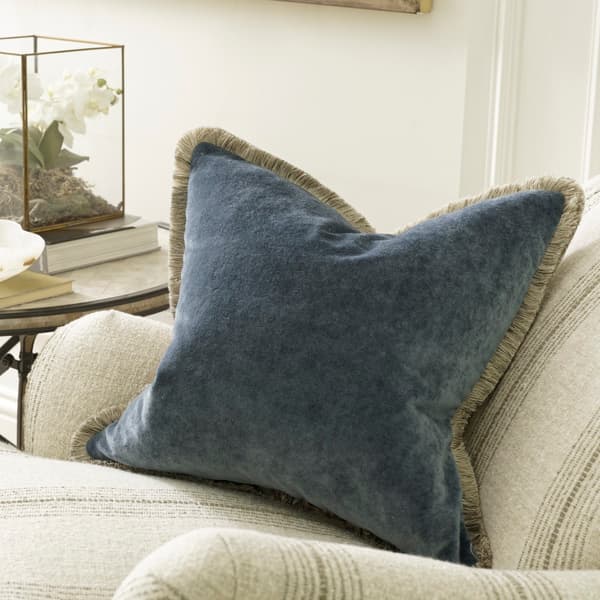 Venetia Denim, Sustainable Feather, Cushion - Andrew Martin