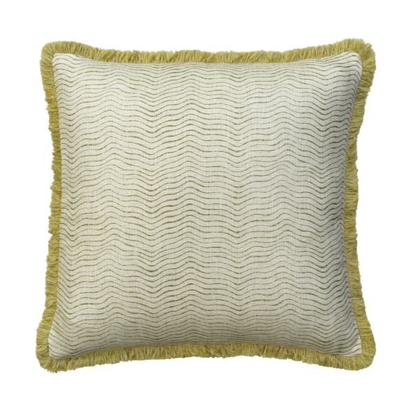 Canalasso Olive, Sustainable Feather, Cushion - Andrew Martin