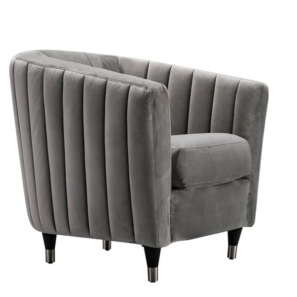 Kingsley Chair, Chair, Grey - Andrew Martin