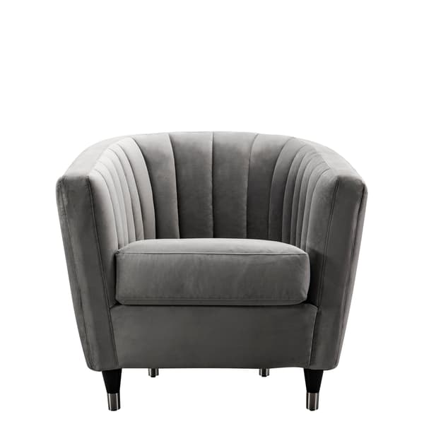 Kingsley Chair, Chair, Grey - Andrew Martin