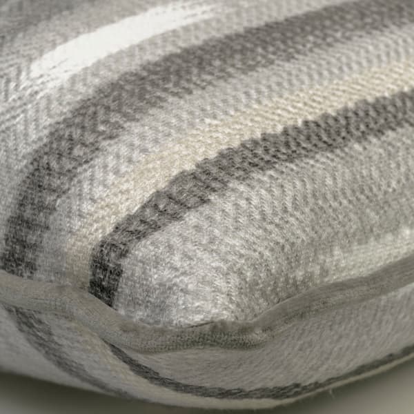 Nineveh Smoke, Sustainable Feather, Cushion, 55cm x 35cm, Slate - Andrew Martin