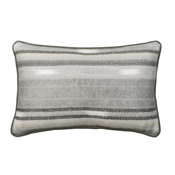 Nineveh Smoke, Sustainable Feather, Cushion, 55cm x 35cm, Slate - Andrew Martin