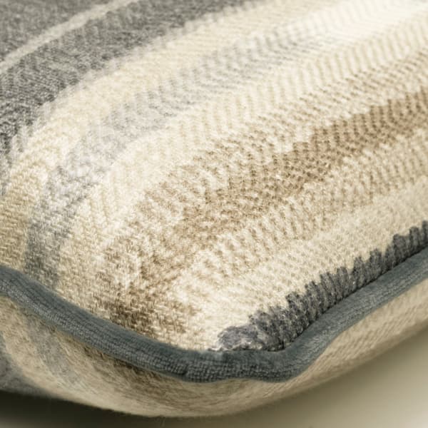 Nineveh Denim, Sustainable Feather, Cushion, 55cm x 35cm - Andrew Martin
