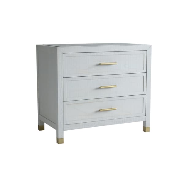 Raffles Nightstand White, Chest of Drawers - Andrew Martin