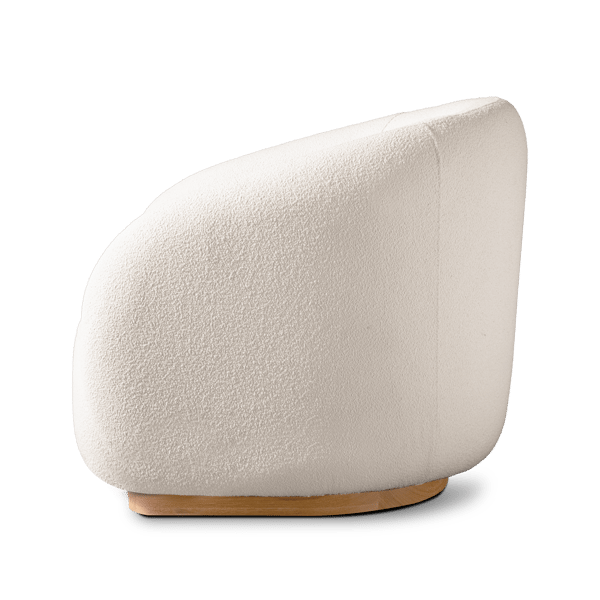 Como Swivel Chair, Bone - Andrew Martin