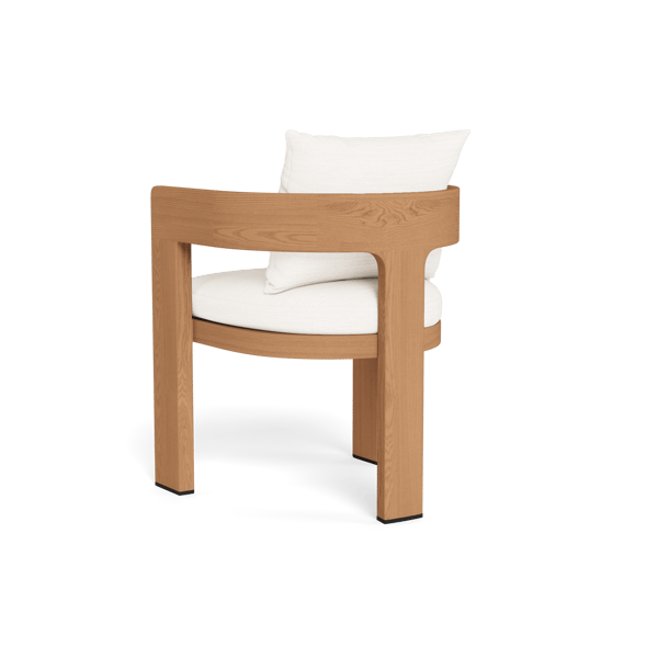 Caicos Dining Chair w/ Arms Teak - Andrew Martin
