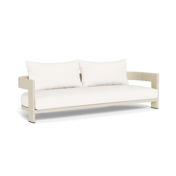 Caicos Sofa Bone, 3 Seater - Andrew Martin