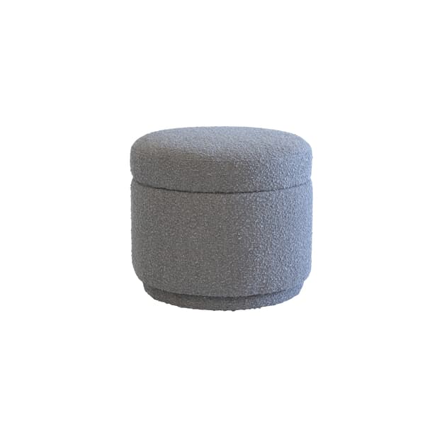Tondu Storage Ottoman - Pebble, Stool - Andrew Martin