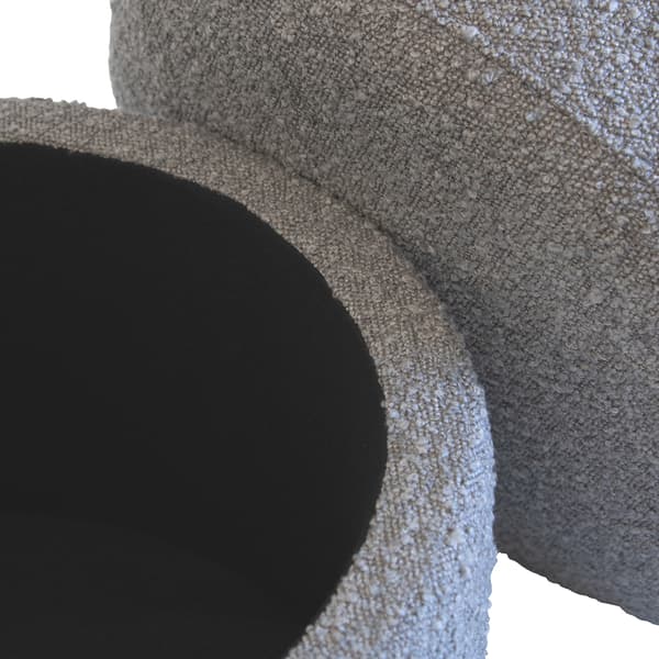 Tondu Storage Ottoman - Pebble, Stool - Andrew Martin