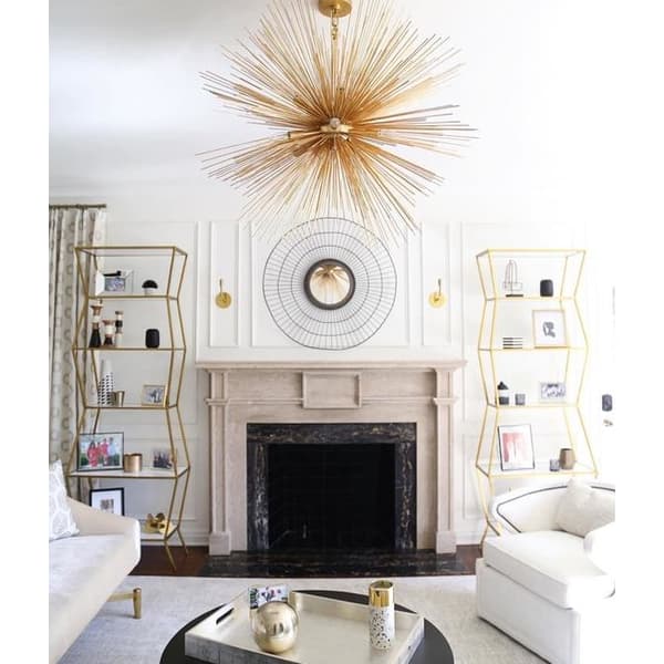 Strada Pendant Gild, Pendant Light, Medium - Andrew Martin