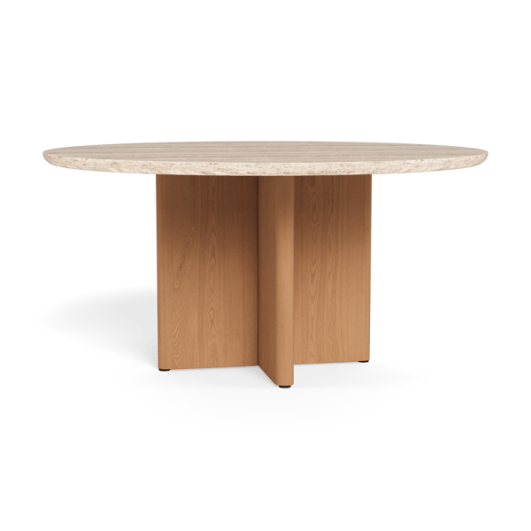 Caicos Round Dining Table Teak - Andrew Martin
