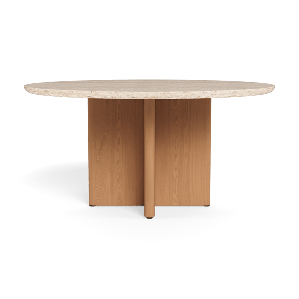 Caicos Round Dining Table Teak - Andrew Martin