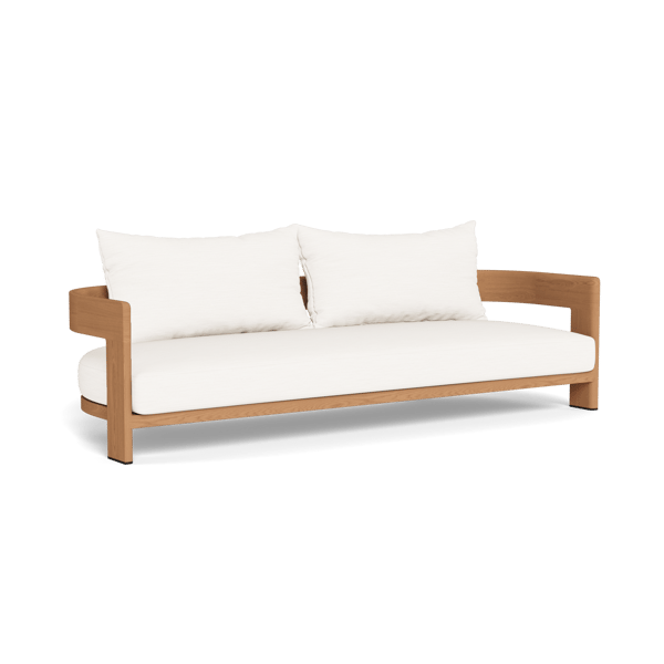 Caicos 3 Seater Sofa, 3 Seater, Teak - Andrew Martin